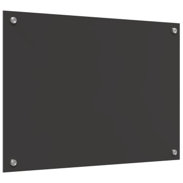 Spate de Bucătărie Gri Întunecat 70x50x0,6 cm din Sticlă Securizată - Img 4