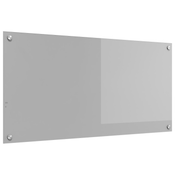Spatele de bucătărie , gri deschis, 100x50x0,6 cm, din sticlă securizată - Img 2