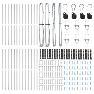 Stâlpi de Gard 26 pcs Ø32 mm 190 cm Oțel Galvanizat - Img 3
