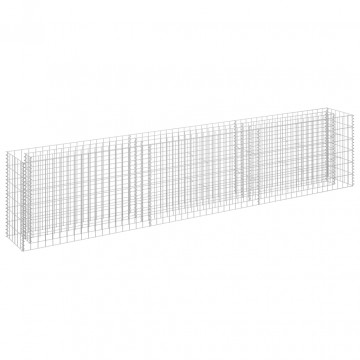 Strat înălțat gabion, 270 x 30 x 60 cm, oțel galvanizat - Img 2