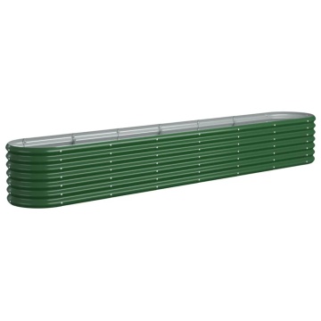 Strat înălțat grădină 260x40x36 cm oțel vopsit electrostatic - Img 2
