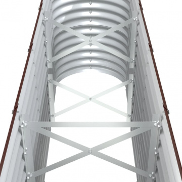 Strat înălțat grădină 332x40x68 cm oțel vopsit electrostatic - Img 6