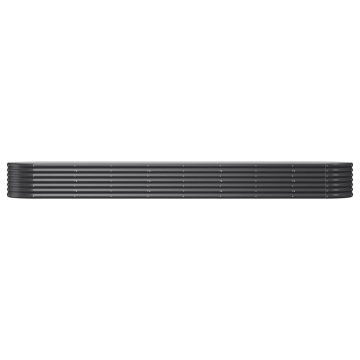 Strat înălțat grădină 368x80x36 cm oțel vopsit electrostatic - Img 3
