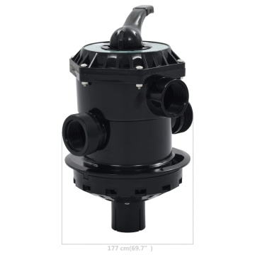 Supapă multiport pentru filtre cu nisip ABS 1,5 6 căi - Img 6
