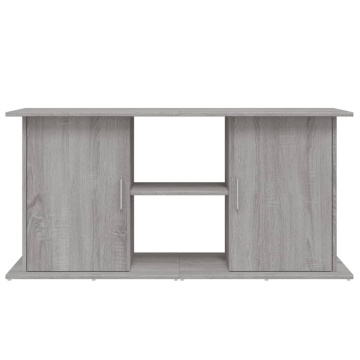 Suport acvariu, gri sonoma, 121x41x58 cm, lemn prelucrat - Img 8