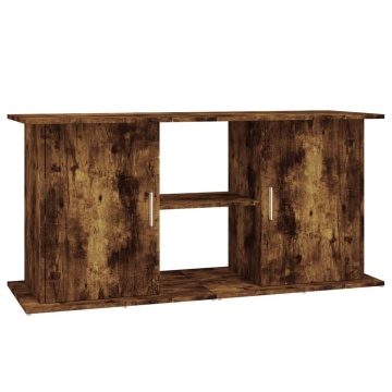 Suport acvariu, stejar afumat, 121x41x58 cm, lemn prelucrat - Img 2