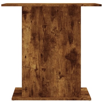 Suport acvariu, stejar afumat, 75x36x72,5 cm, lemn prelucrat - Img 4