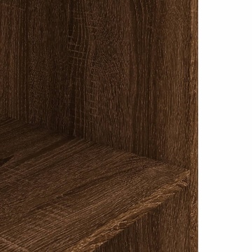 Suport acvariu, stejar maro, 80x35x60 cm, lemn prelucrat - Img 5