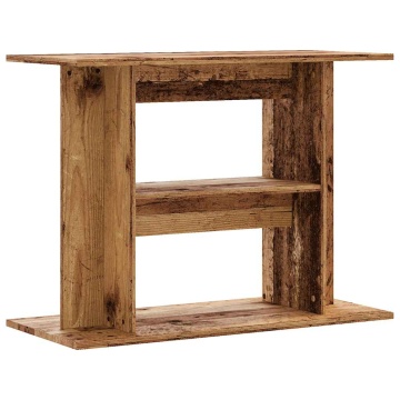 Suport de acvariu, lemn vechi, 80x35x60 cm, lemn prelucrat - Img 5