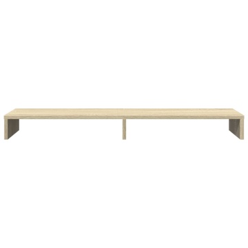 Suport de monitor, stejar sonoma, 100x27x10 cm, lemn prelucrat - Img 4