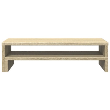 Suport de monitor, stejar sonoma, 54x22x15 cm, lemn prelucrat - Img 4