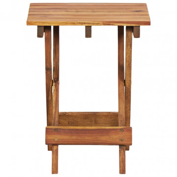Suport de plante, 30 x 30 x 38 cm, lemn masiv de acacia - Img 7