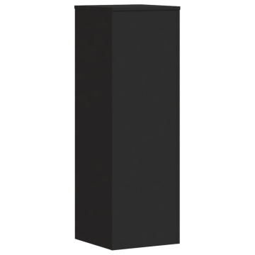 Suport de plante, negru, 33x33x100 cm, lemn prelucrat - Img 5