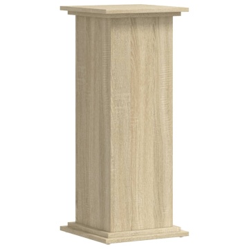Suport de plante, stejar sonoma, 33x33x80 cm, lemn prelucrat - Img 5