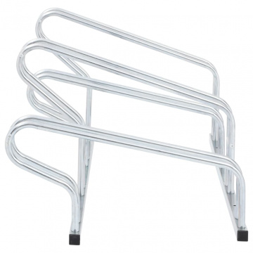 Suport de sine stătător pentru 4 biciclete, oțel galvanizat - Img 4
