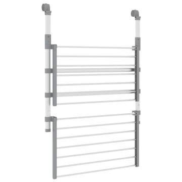 Suport de uscare pentru balcon, 54x25x42 cm, aluminiu - Img 5