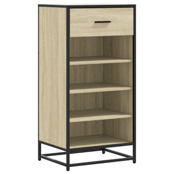 Suport pantofi Stejar Sonoma 48x38x97,5 cm Lemn prelucrat - Img 2