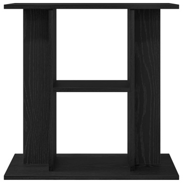 Suport pentru acvariu Stejar negru 60x30x60 cm lemn prelucrat - Img 8