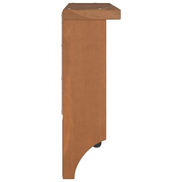 Suport pentru haine SANDNES 45x12x35 cm, lemn masiv de pin - Img 5