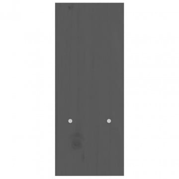 Suport pentru monitor, gri, (39-72)x17x43 cm, lemn masiv pin - Img 7