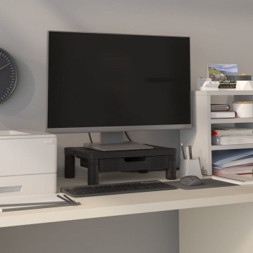 Suport pentru monitor, negru, 43x30,5x13 cm - Img 1