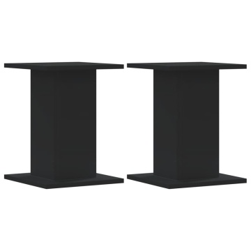 Suporturi de difuzoare 2 buc. negru 30x30x40 cm lemn prelucrat - Img 2