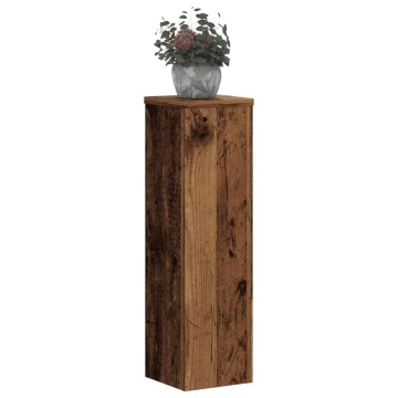 Suporturi de plante 2 buc. lemn vechi 17x17x60cm lemn prelucrat - Img 3