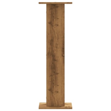 Suporturi de plante, 2 buc., stejar artizanal, 30x30x95cm, lemn - Img 5