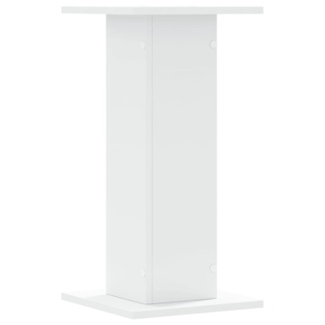 Suporturi difuzoare, 2 buc., alb, 30x30x60 cm, lemn prelucrat - Img 5