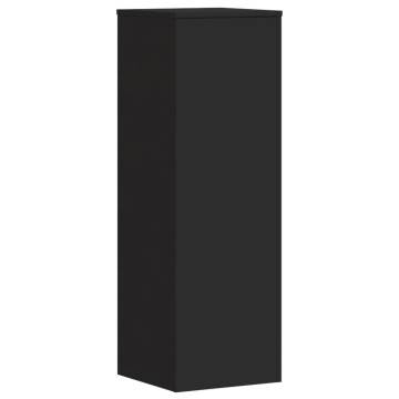 Suporturi plante, 2 buc., negru, 33x33x100 cm, lemn prelucrat - Img 8