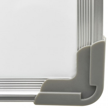 Tablă magnetică albă cu ștergere uscată 50x35 cm oțel - Img 6