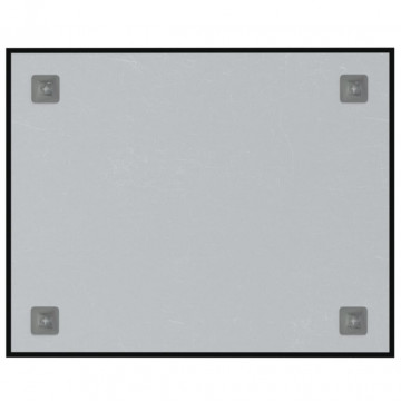 Tablă magnetică de perete neagră, 50x40 cm, sticlă securizată - Img 4