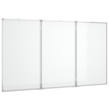 Tablă magnetică pliabilă, alb, 120x100x1,7 cm, aluminiu - Img 2