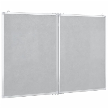 Tablă magnetică pliabilă, alb, 120x80x1,7 cm, aluminiu - Img 4