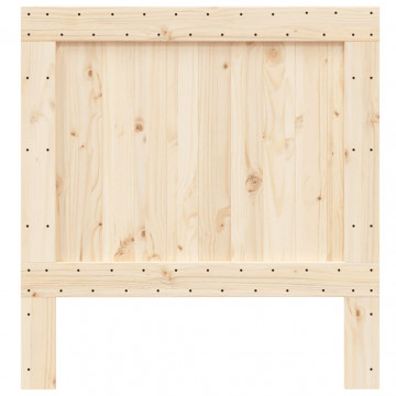 Tăblie de pat, 100x104 cm, lemn masiv de pin - Img 3