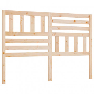 Tăblie de pat, 141x4x100 cm, lemn masiv de pin - Img 2
