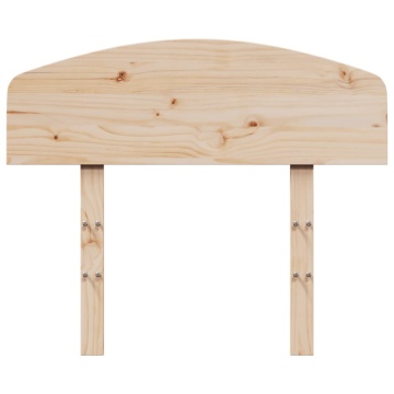 Tăblie de pat, 90 cm, lemn masiv de pin - Img 4