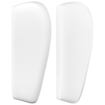 Tăblie de pat cu aripioare, alb, 147x23x78/88cm piele ecologică - Img 4