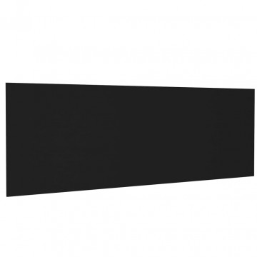 Tăblie de pat, negru, 240x1,5x80 cm, lemn prelucrat - Img 2