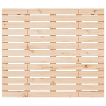 Tăblie de pat pentru perete, 96x3x91,5 cm, lemn masiv de pin - Img 4