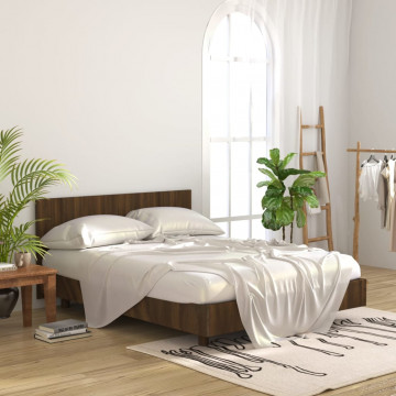 Tăblie de pat, stejar maro, 160x1,5x80 cm, lemn compozit - Img 3