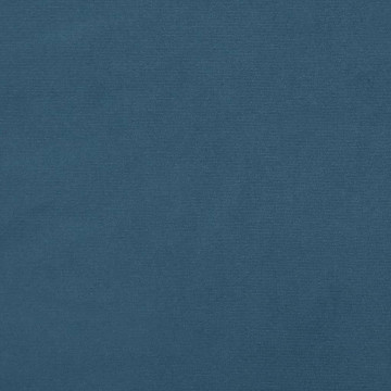 Tăblii de pat, 2 buc, albastru închis, 100x5x78/88 cm, catifea - Img 6