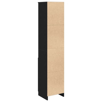 Tablou Stejar negru 37,5x35x180 cm Lemn prelucrat - Img 6