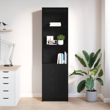 Tablou Stejar negru 50x35x180 cm Lemn prelucrat - Img 3