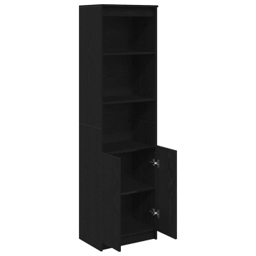 Tablou Stejar negru 50x35x180 cm Lemn prelucrat - Img 8