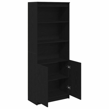 Tablou Stejar negru 70x35x180 cm Lemn prelucrat - Img 8