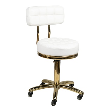 Taburet cosmetic Gold AM-961, alb - Img 1