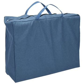Țarc pentru copii cu saltea, bleumarin, pânză textil - Img 7