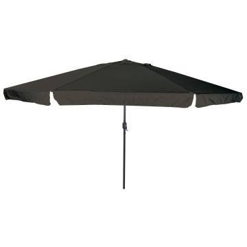 Umbrelă de grădină ø395x245 cm Neagră - Img 2