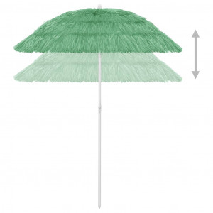 Umbrelă de plajă, verde, 180 cm - Img 8